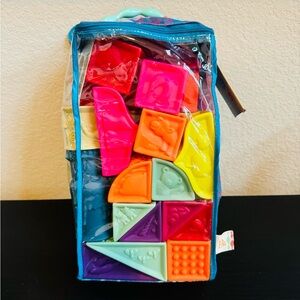 Baby. Elemenosqueeze soft blocks and shapes ! Excellent like brand new toys !